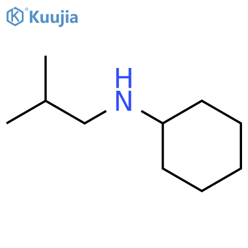 N-(2-methylpropyl)cyclohexanamine structure