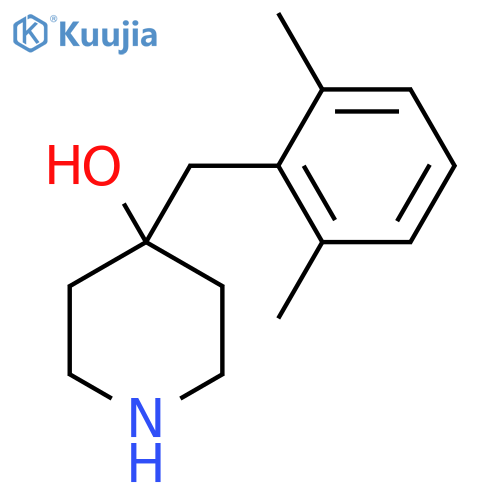 4-(2,6-dimethylphenyl)methylpiperidin-4-ol structure