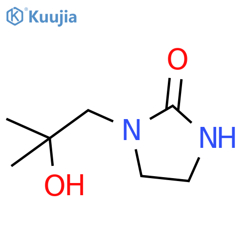 1-(2-Hydroxy-2-methylpropyl)imidazolidin-2-one structure