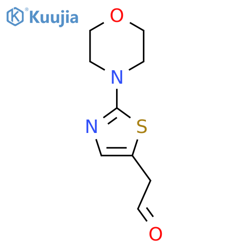 2-2-(morpholin-4-yl)-1,3-thiazol-5-ylacetaldehyde structure