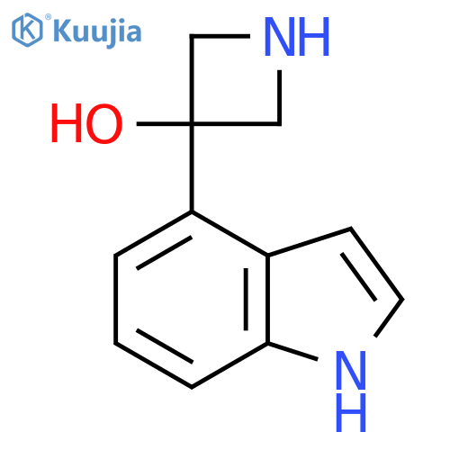 3-(1H-indol-4-yl)azetidin-3-ol structure