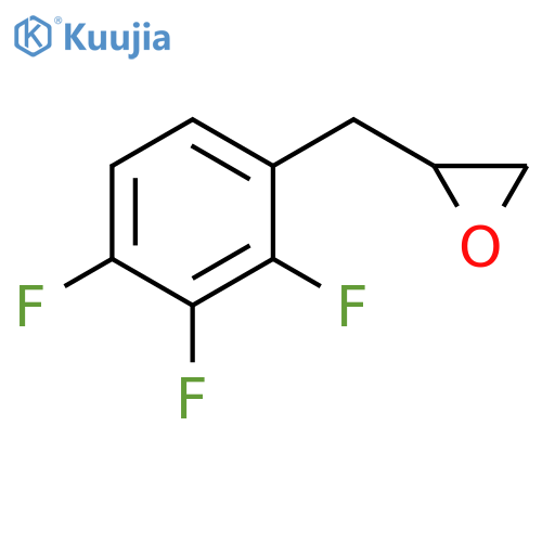 2-(2,3,4-trifluorophenyl)methyloxirane structure