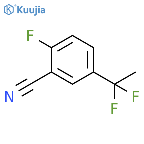 5-(1,1-difluoroethyl)-2-fluoro-benzonitrile structure