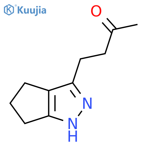 4-{1H,4H,5H,6H-cyclopentacpyrazol-3-yl}butan-2-one structure