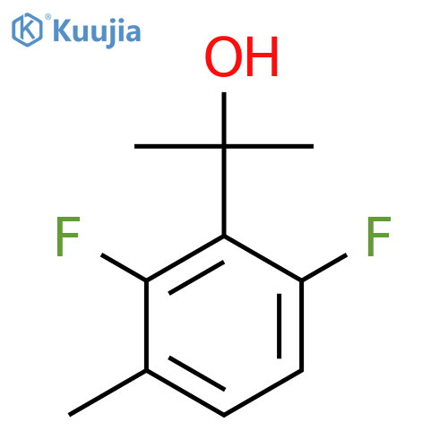 2-(2,6-Difluoro-3-methylphenyl)propan-2-ol structure