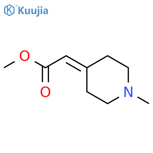 methyl 2-(1-methylpiperidin-4-ylidene)acetate structure