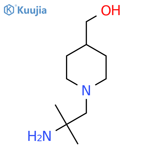 [1-(2-Amino-2-methylpropyl)piperidin-4-yl]methanol structure