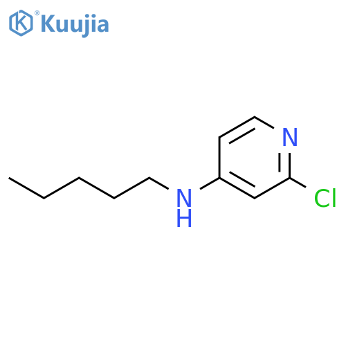 2-chloro-N-pentylpyridin-4-amine structure