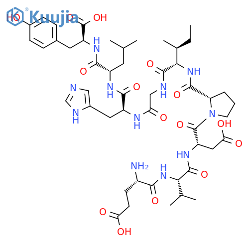 L-Tyrosine, L-a-glutamyl-L-valyl-L-a-aspartyl-L-prolyl-L-isoleucylglycyl-L-histidyl-L-leucyl- structure