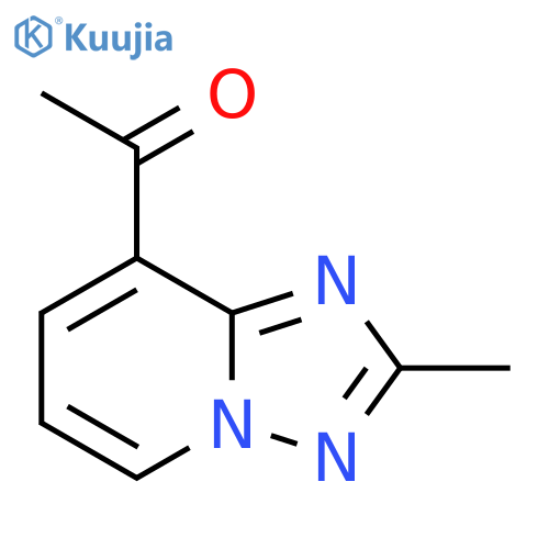 1-(2-Methyl-[1,2,4]triazolo[1,5-a]pyridin-8-yl)ethan-1-one structure