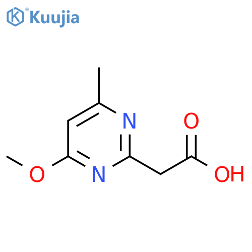 2-Pyrimidineacetic acid, 4-methoxy-6-methyl- structure