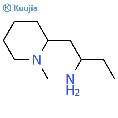 2-Piperidineethanamine, α-ethyl-1-methyl- structure