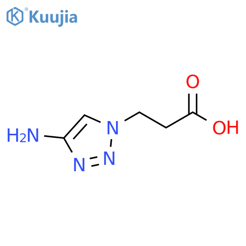 1H-1,2,3-Triazole-1-propanoic acid, 4-amino- structure