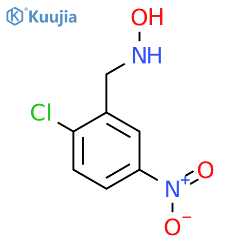 N-(2-chloro-5-nitrophenyl)methylhydroxylamine structure