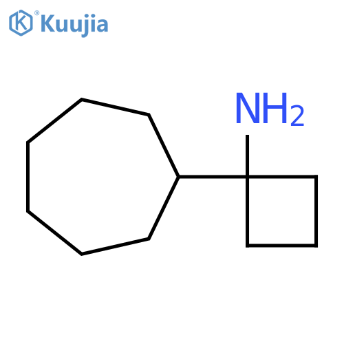1-cycloheptylcyclobutan-1-amine structure