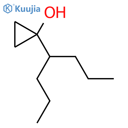 1-(heptan-4-yl)cyclopropan-1-ol structure