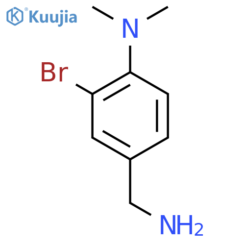4-(Aminomethyl)-2-bromo-N,N-dimethylaniline structure