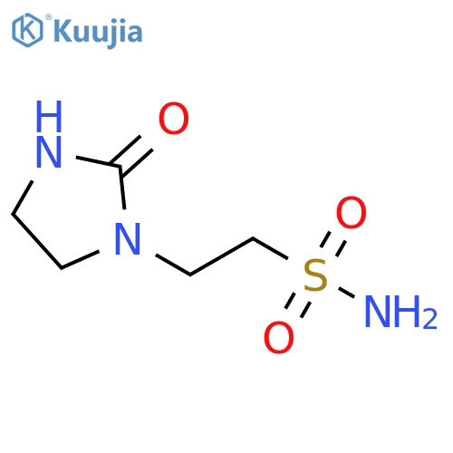 2-(2-oxoimidazolidin-1-yl)ethane-1-sulfonamide structure