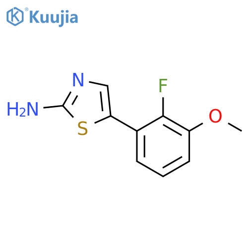 5-(2-Fluoro-3-methoxyphenyl)thiazol-2-amine structure