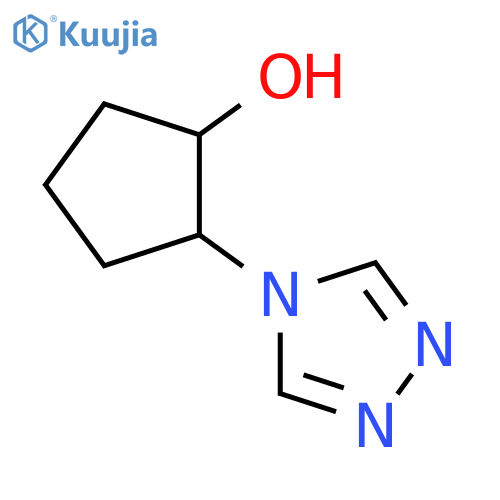 Cyclopentanol, 2-(4H-1,2,4-triazol-4-yl)- structure