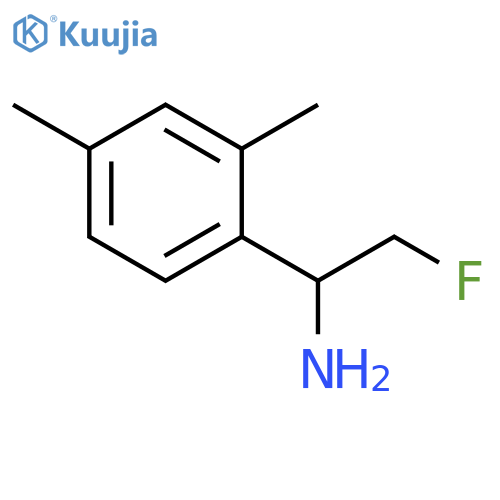 1-(2,4-DIMETHYLPHENYL)-2-FLUOROETHAN-1-AMINE structure