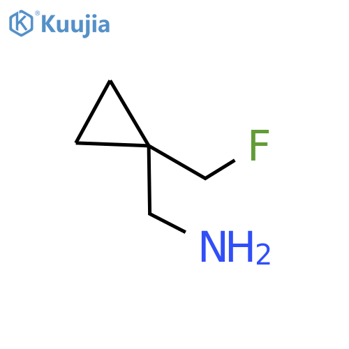 (1-(Fluoromethyl)cyclopropyl)methanamine structure