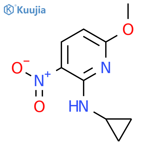 N-Cyclopropyl-6-methoxy-3-nitropyridin-2-amine structure