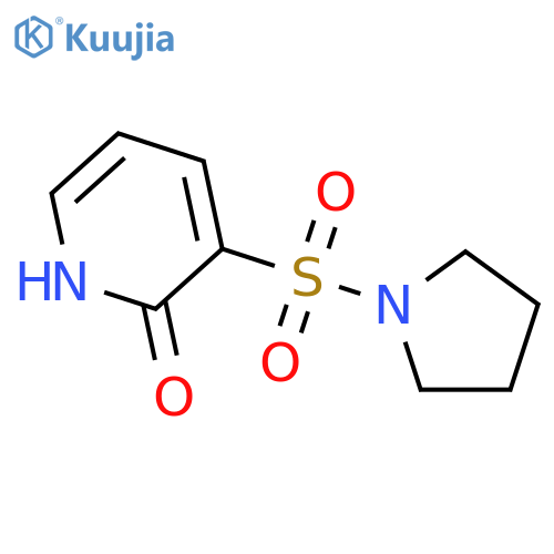 3-(pyrrolidin-1-ylsulfonyl)pyridin-2(1H)-one structure