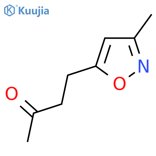 4-(3-methyl-1,2-oxazol-5-yl)butan-2-one structure