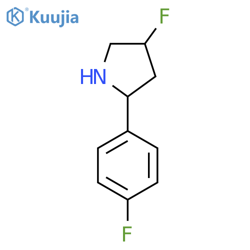 4-Fluoro-2-(4-fluorophenyl)pyrrolidine structure