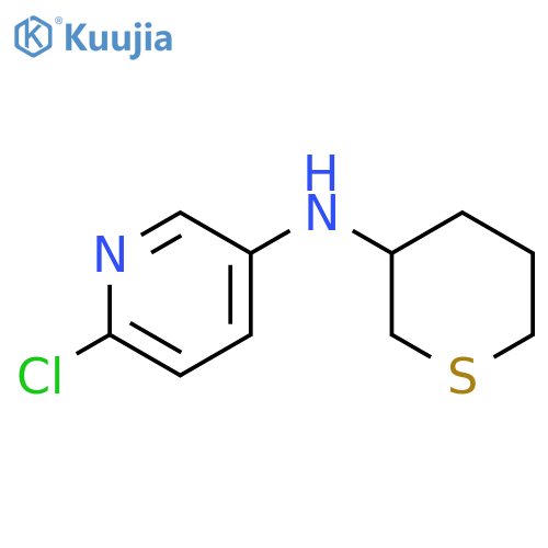 6-chloro-N-(thian-3-yl)pyridin-3-amine structure