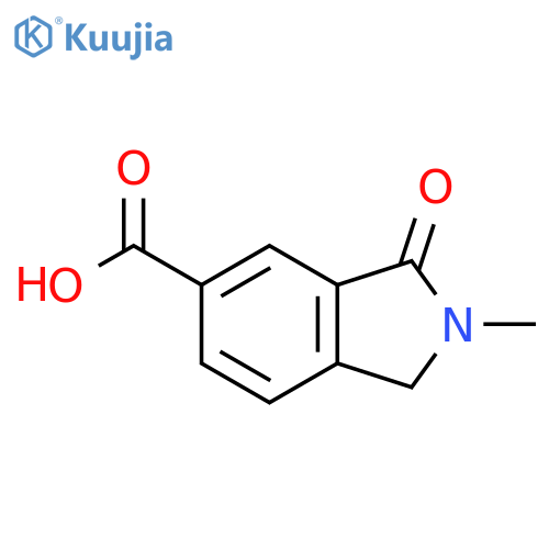 2-Methyl-3-oxo-1H-isoindole-5-carboxylic acid structure