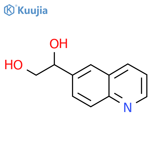 1-(quinolin-6-yl)ethane-1,2-diol structure