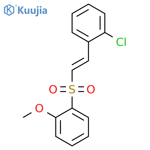 1-2-(2-chlorophenyl)ethenesulfonyl-2-methoxybenzene structure