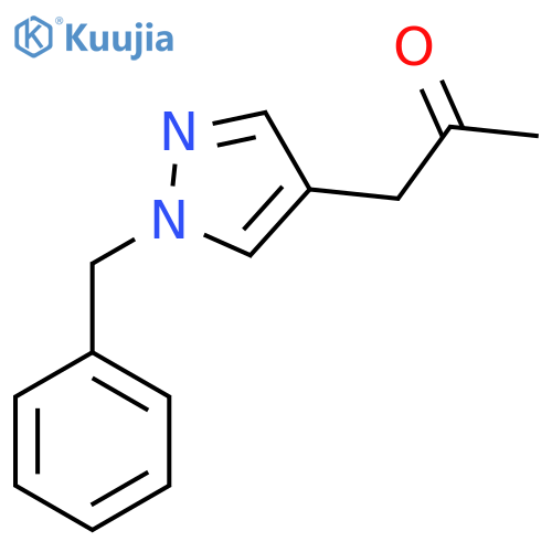 1-(1-benzyl-1H-pyrazol-4-yl)propan-2-one structure