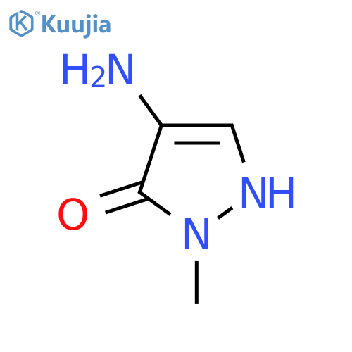 4-amino-1-methyl-1H-pyrazol-5-ol structure