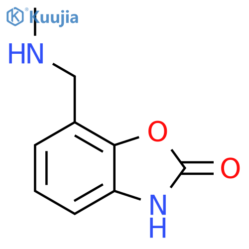 2(3H)-Benzoxazolone, 7-[(methylamino)methyl]- structure