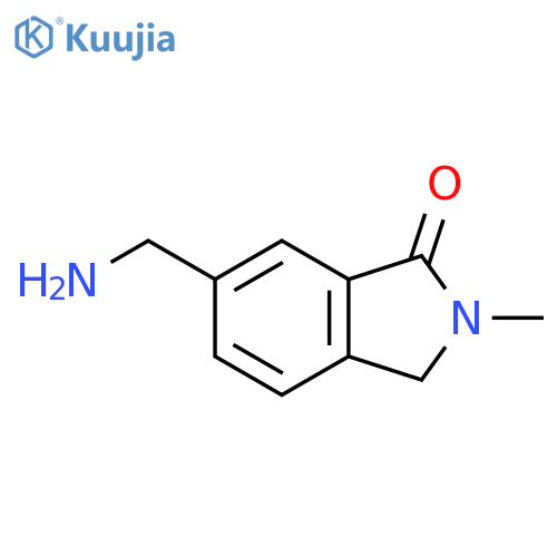 6-(aminomethyl)-2-methyl-2,3-dihydro-1H-isoindol-1-one structure
