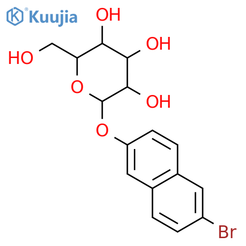 6-Bromo-2-naphthyl b-D-Glucopyranoside structure
