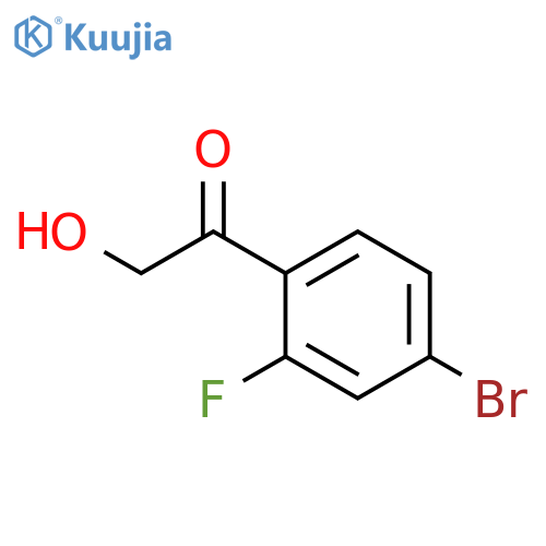 4’-Bromo-2’-fluoro-2-hydroxyacetophenone structure