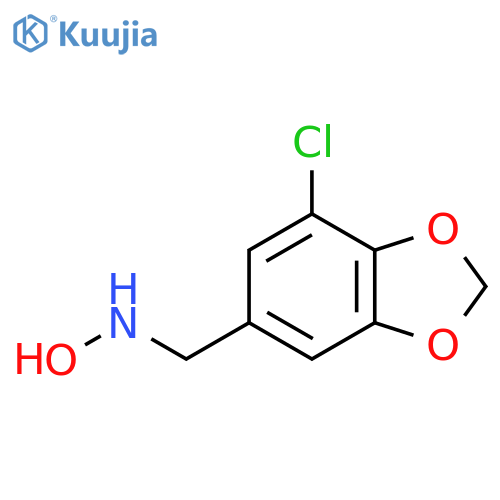 N-(7-chloro-1,3-dioxaindan-5-yl)methylhydroxylamine structure