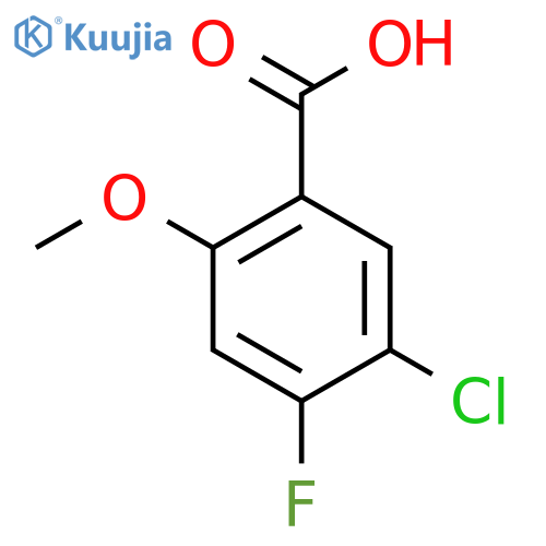 5-Chloro-4-fluoro-2-methoxy-benzoic acid structure