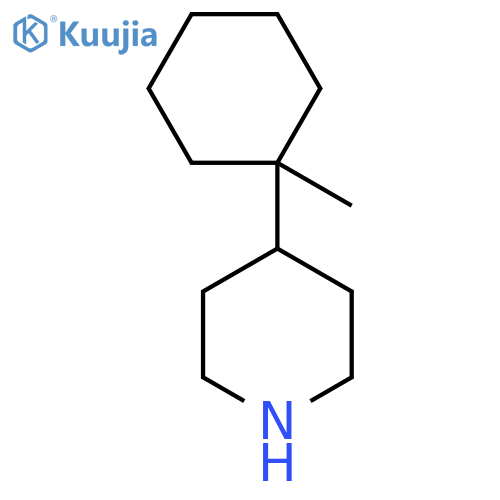 4-(1-methylcyclohexyl)piperidine structure