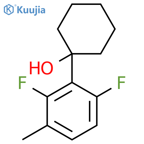 1-(2,6-Difluoro-3-methylphenyl)cyclohexanol structure