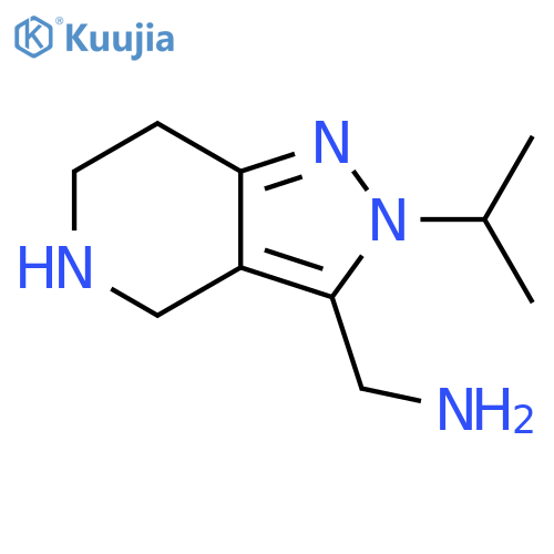 (2-isopropyl-4,5,6,7-tetrahydro-2H-pyrazolo[4,3-c]pyridin-3-yl)methanamine structure
