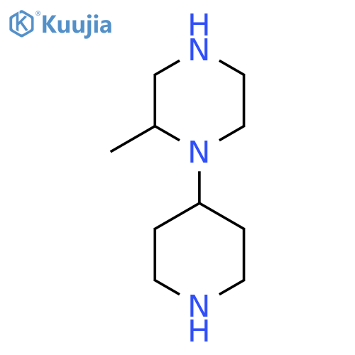 2-Methyl-1-piperidin-4-ylpiperazine structure