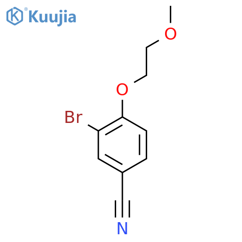 3-Bromo-4-(2-methoxyethoxy)-benzonitrile structure