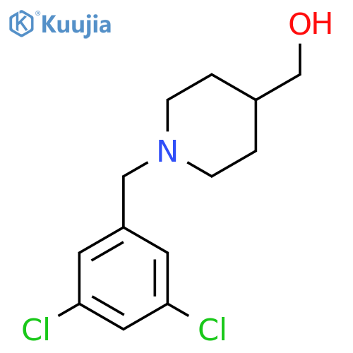 (1-(3,5-Dichlorobenzyl)piperidin-4-yl)methanol structure