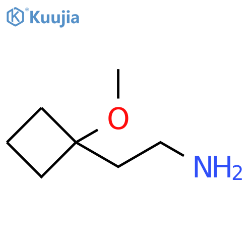 2-(1-methoxycyclobutyl)ethan-1-amine structure