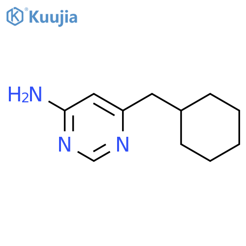 6-(cyclohexylmethyl)pyrimidin-4-amine structure